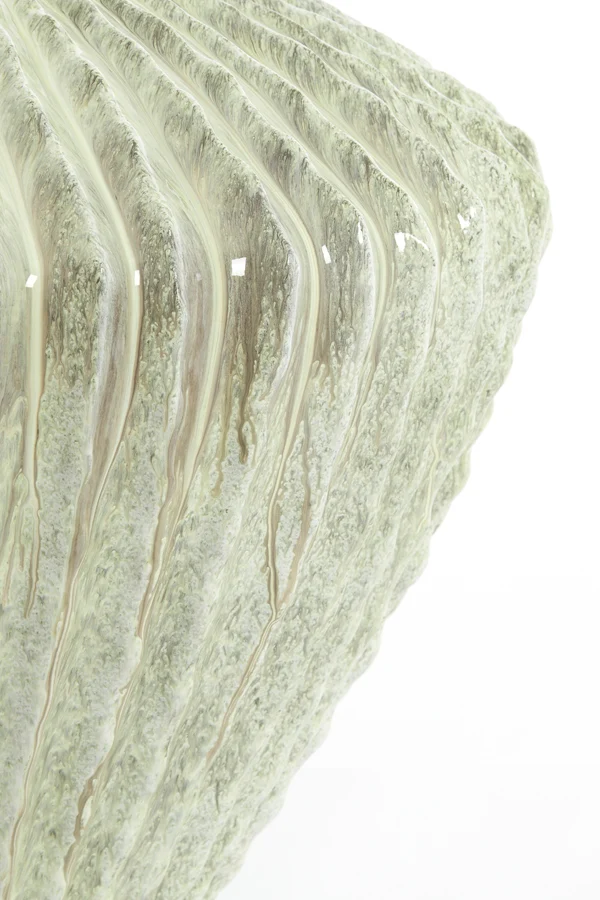 Vase deco 55x45 cm CACTI shiny mint green