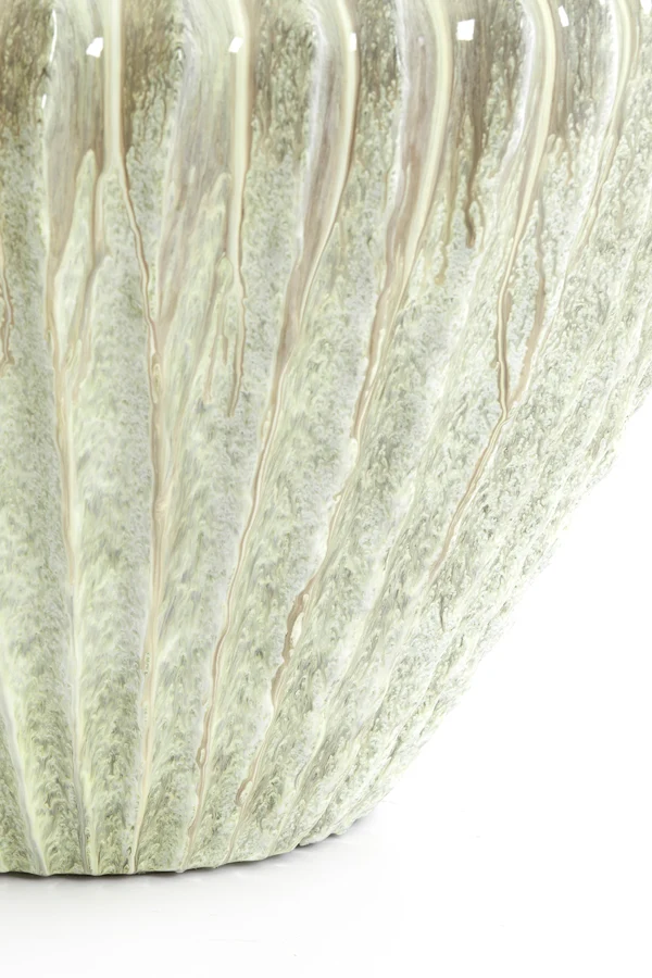 Vase deco 55x45 cm CACTI shiny mint green