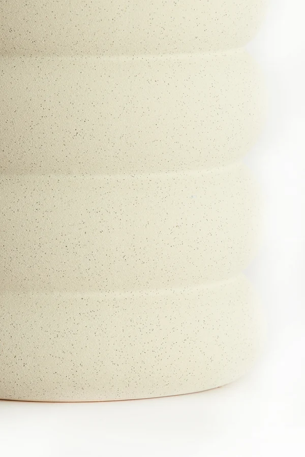 Vase deco 23x32,5 cm TRIORA ceramics matt cream