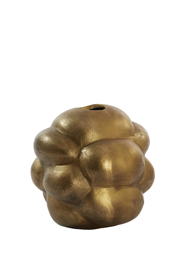 Vase deco 23x23x23 cm NOOR antique bronze