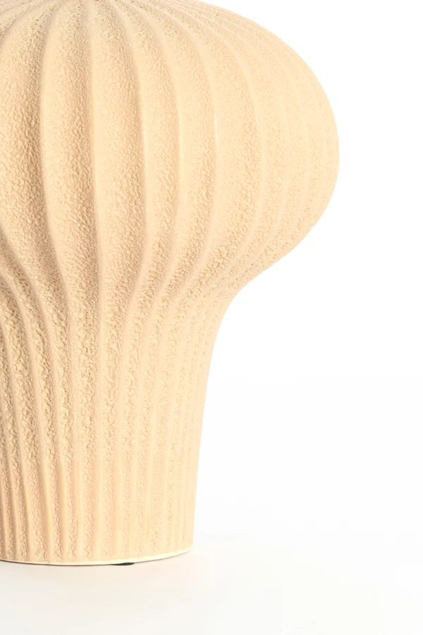 Vase deco 23x22x32,5 cm NEVANO matt peach
