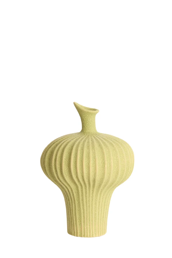 Vase deco 23x22x32,5 cm NEVANO matt green