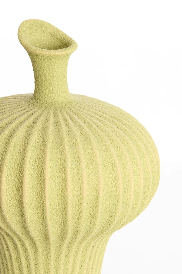 Vase deco 23x22x32,5 cm NEVANO matt green