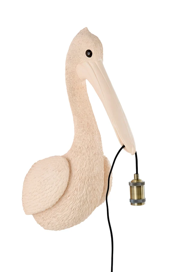 Wall lamp 33x28x63 cm PELICAN light pink