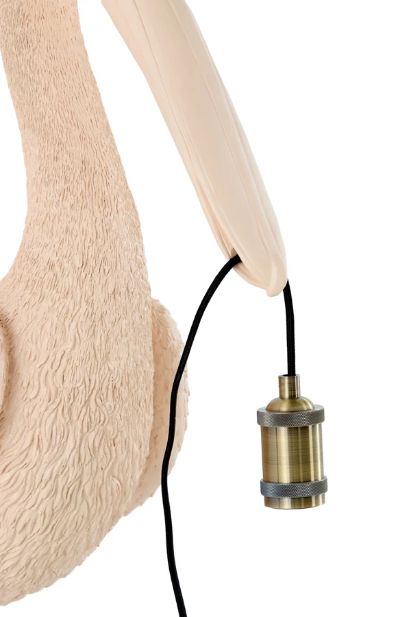 Wall lamp 33x28x63 cm PELICAN light pink