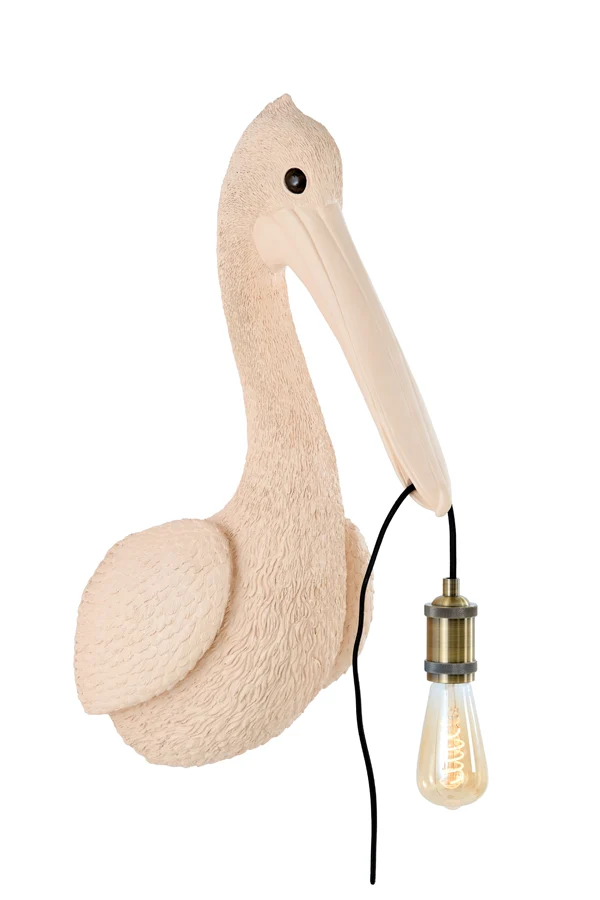 Wall lamp 33x28x63 cm PELICAN light pink