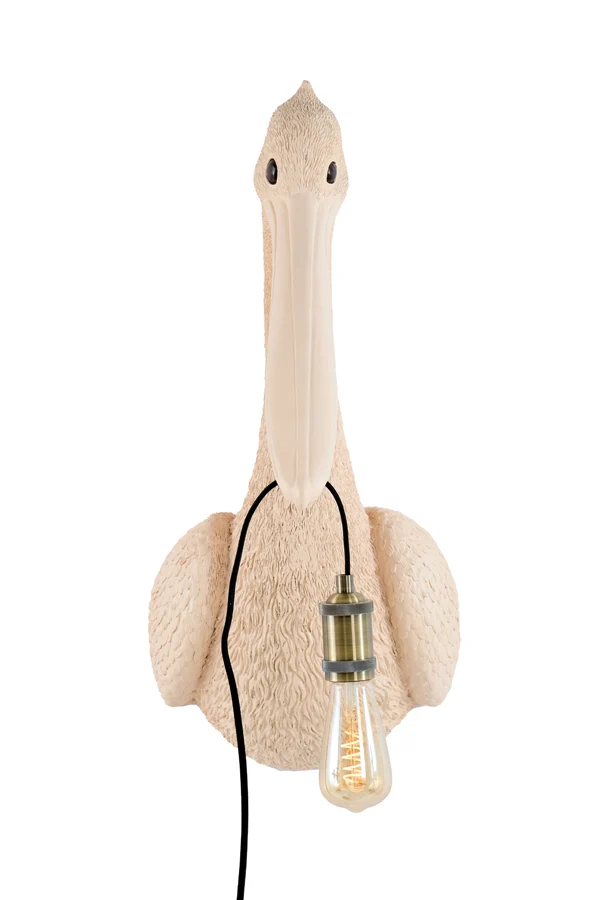 Wall lamp 33x28x63 cm PELICAN light pink