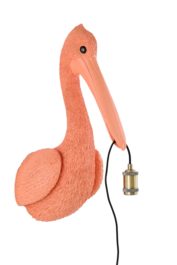 Wall lamp 33x28x63 cm PELICAN coral