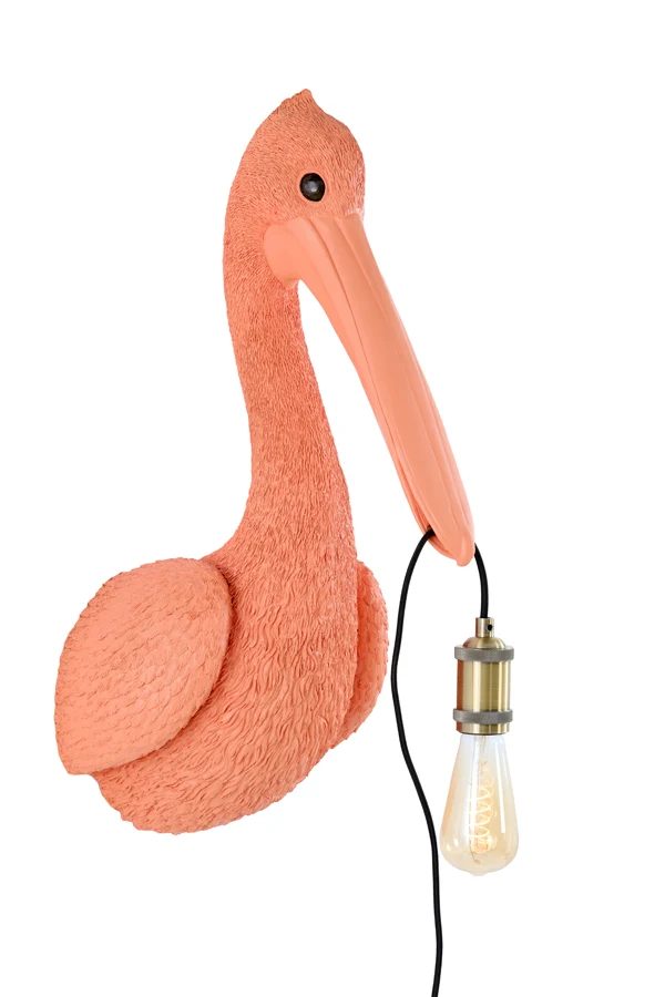 Wall lamp 33x28x63 cm PELICAN coral