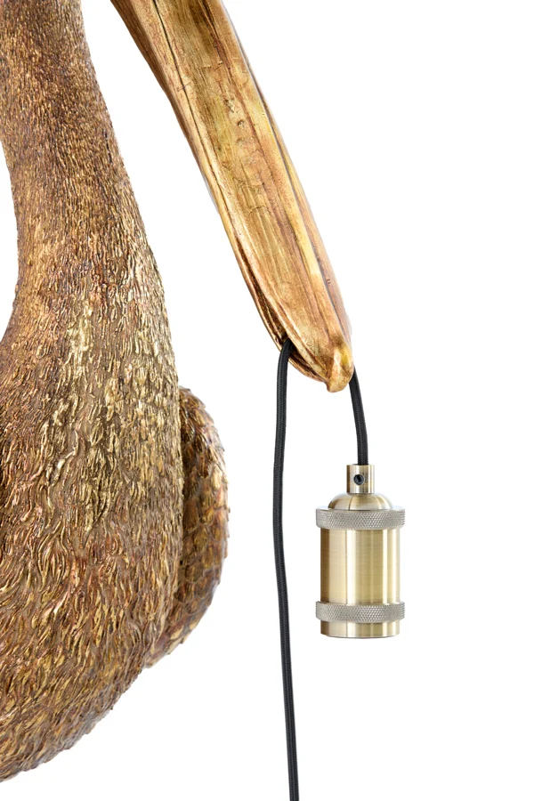 Wall lamp 33x28x63 cm PELICAN antique bronze