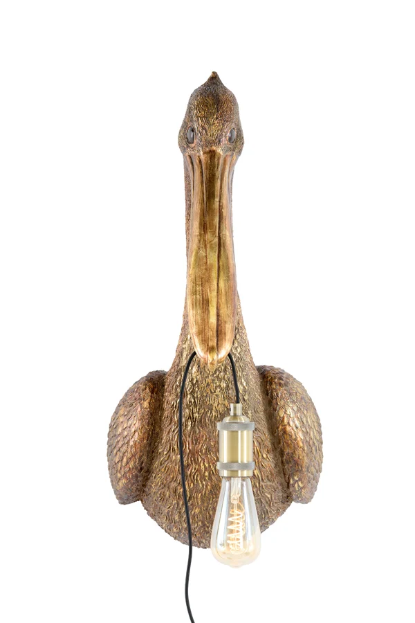 Wall lamp 33x28x63 cm PELICAN antique bronze
