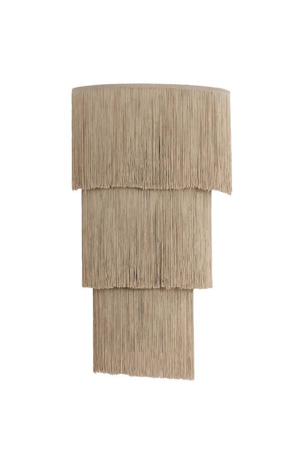 Wall lamp 2L 33x14x59 cm MALAIKA taupe