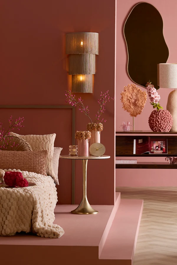 Wall lamp 2L 33x14x59 cm MALAIKA taupe