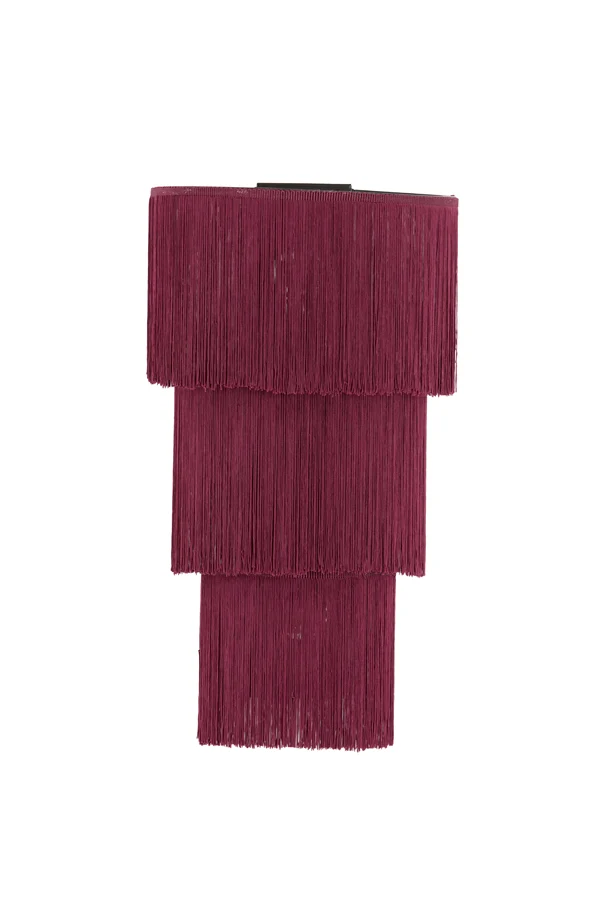Wall lamp 2L 33x14x59 cm MALAIKA dark purple