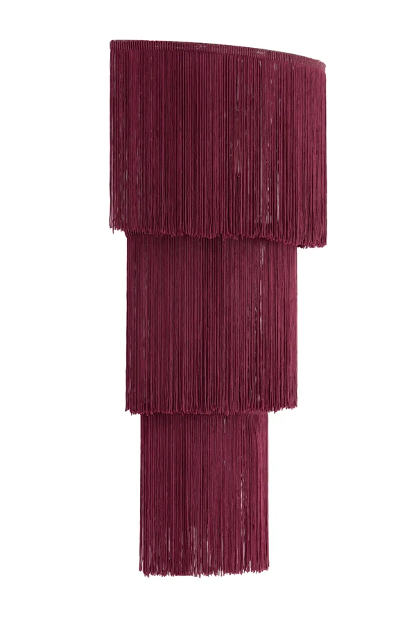 Wall lamp 2L 33x14x59 cm MALAIKA dark purple