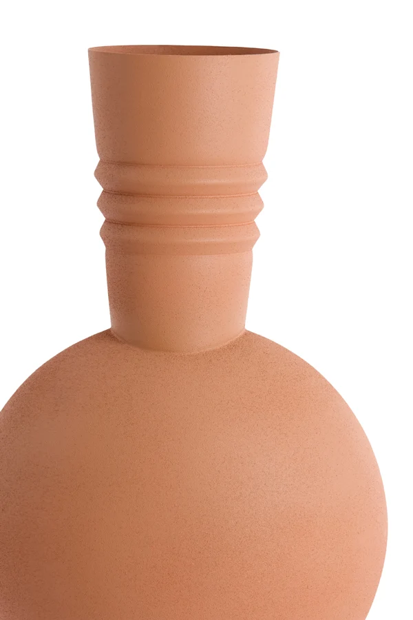 Vase deco 21x60 cm KAVANSI matt terra-pink