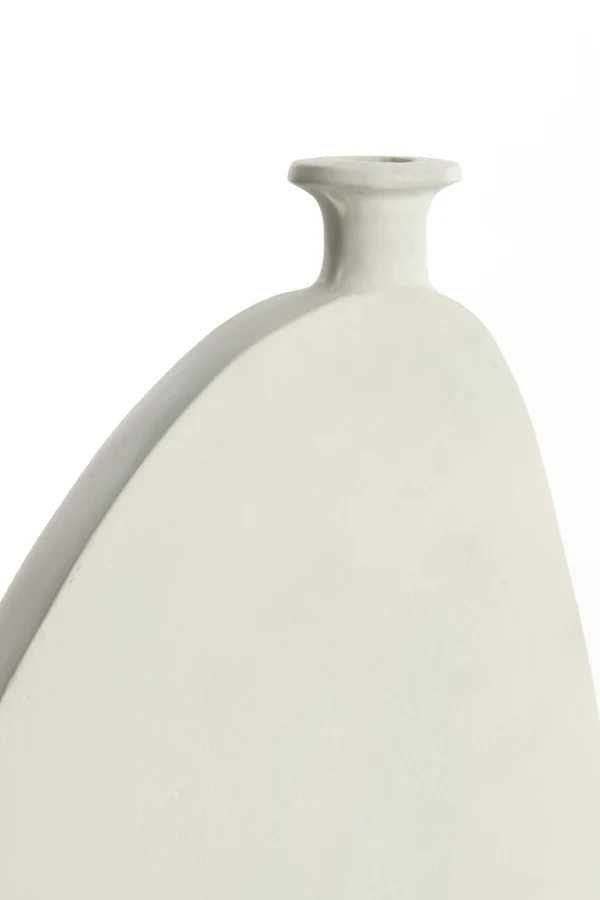Vase deco 21x4x36 cm OBIDO cream