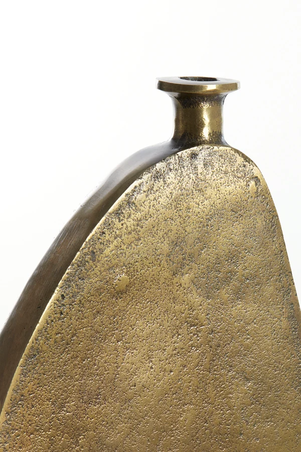 Vase deco 21x4x36 cm OBIDO antique bronze