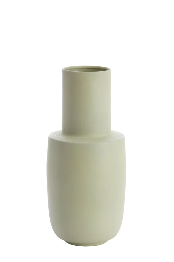 Vase deco 21x40 cm DATUH light green