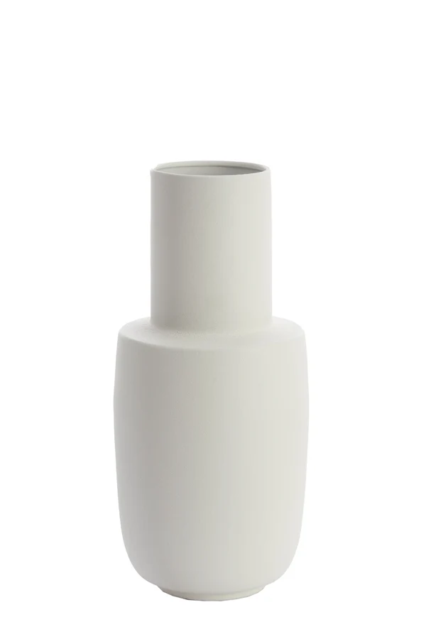 Vase deco 21x40 cm DATUH cream