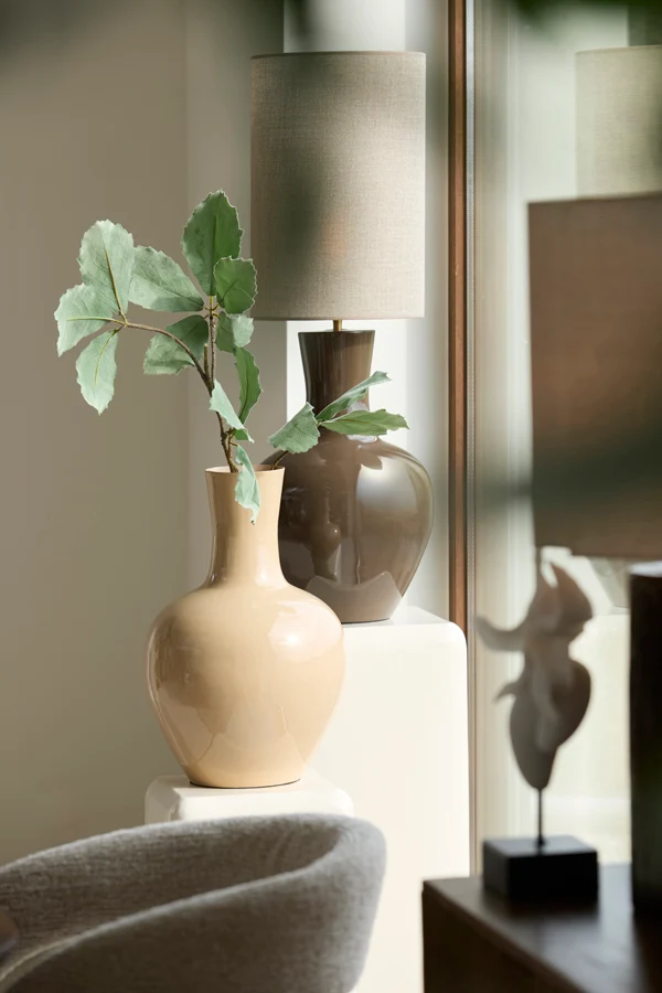Vase deco 33x50 cm NANA shiny sand