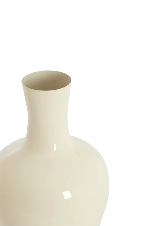 Vase deco 33x50 cm NANA shiny cream