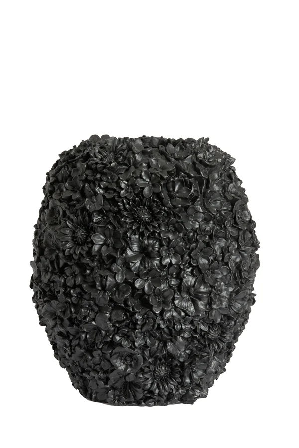 Vase deco 27x30,5 cm VIOLETA matt black