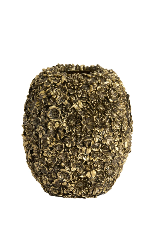 Vase deco 27x30,5 cm VIOLETA bronze