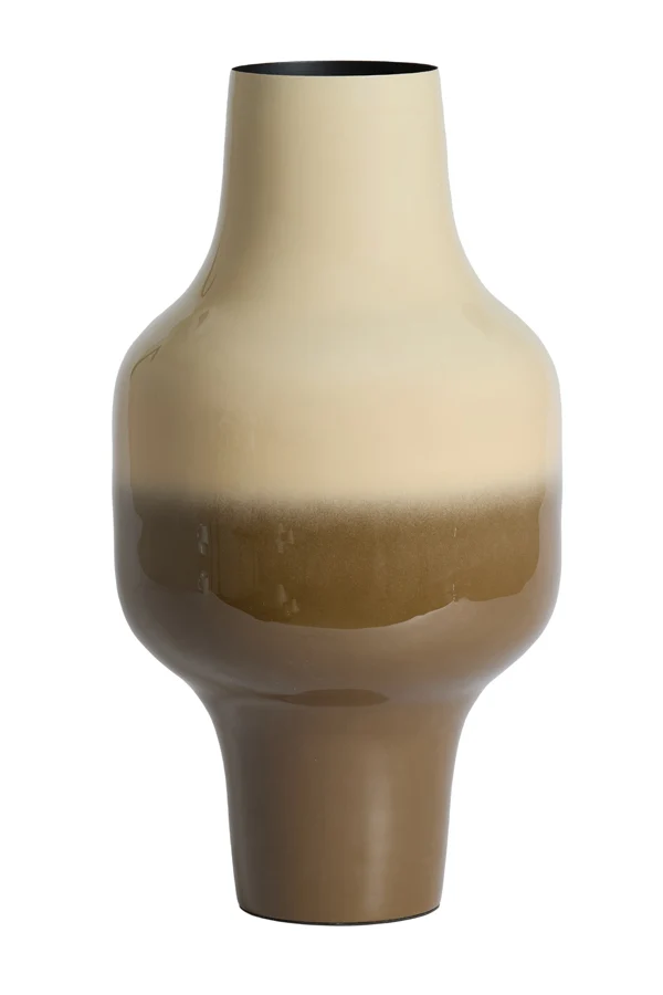 Vase deco 27,5x50 cm SINDO taupe+dark brown