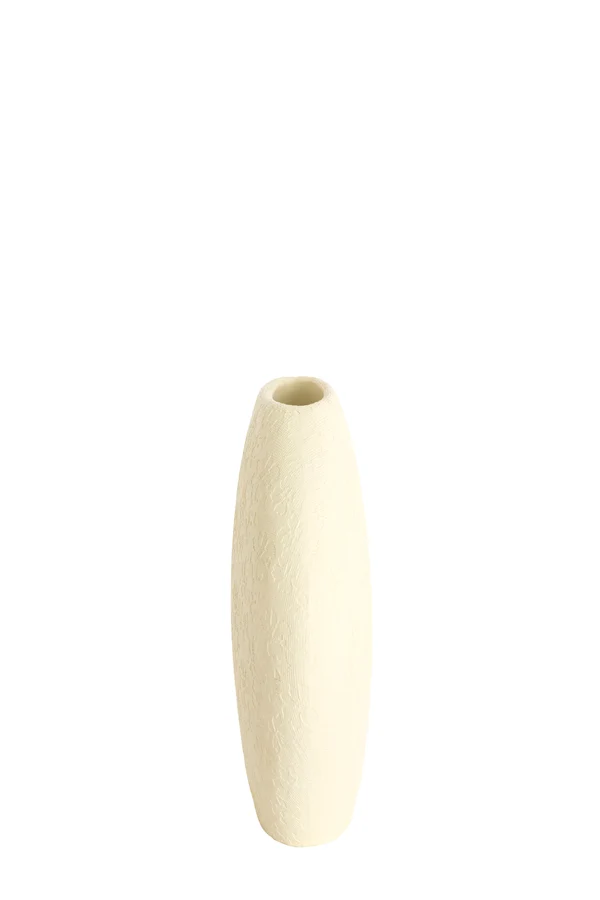 Vase deco 40,5x11x40 cm RENDA cream