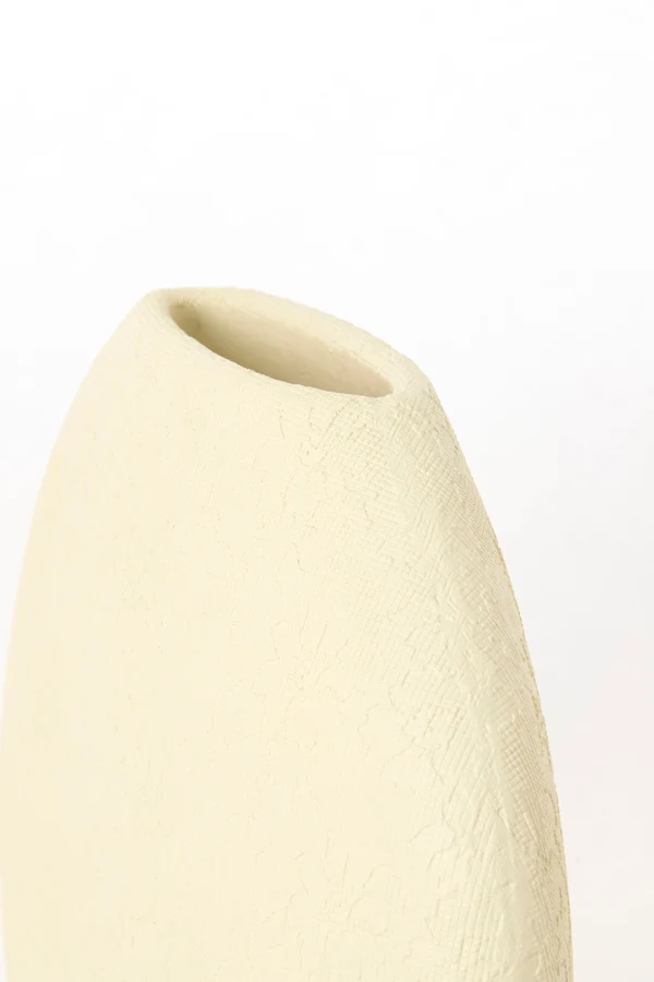 Vase deco 40,5x11x40 cm RENDA cream