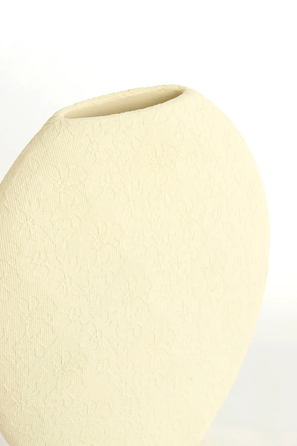 Vase deco 40,5x11x40 cm RENDA cream