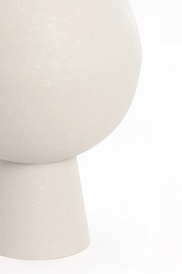 Vase deco 39x83 cm CHEDI matt light grey