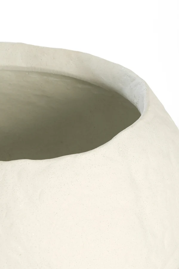 Vase deco 39x21 cm TINGRI cream