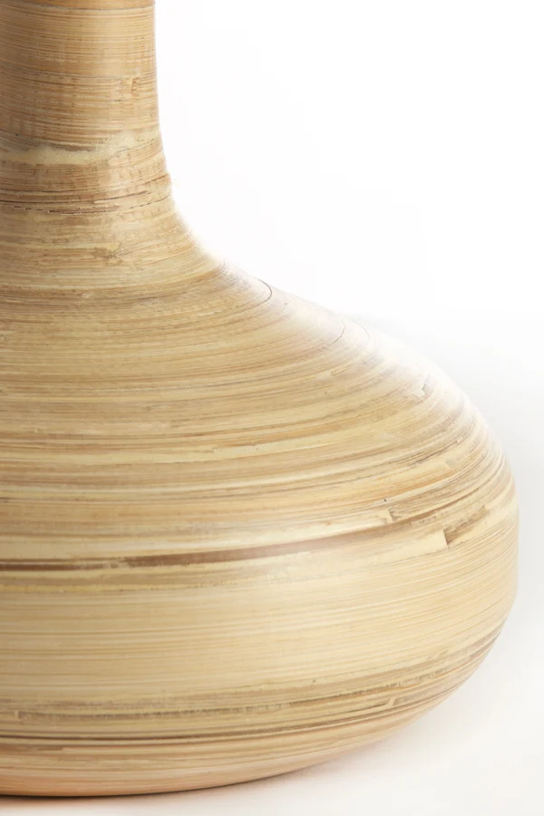 Vase deco 25x25 cm TOLIMU bamboo natural