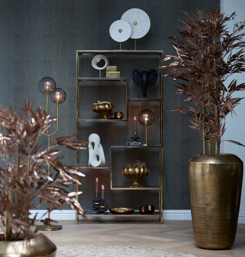 Vase deco 53x89 cm LOUIE antique bronze