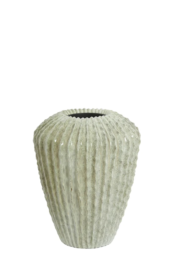 Vase deco 52x65 cm CACTI shiny mint green