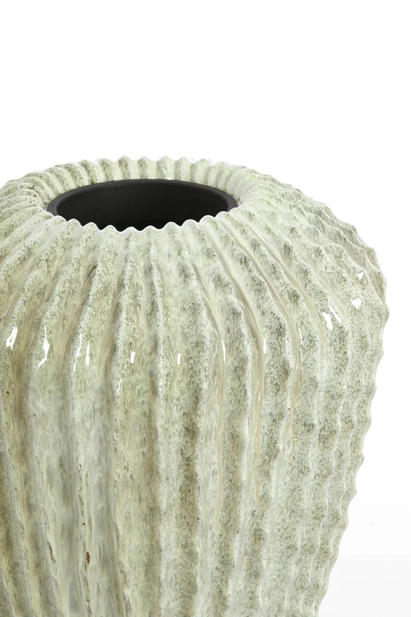 Vase deco 52x65 cm CACTI shiny mint green