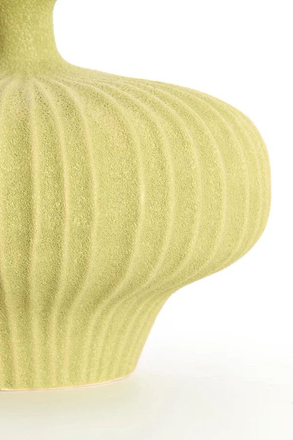 Vase deco 23x22,5x18 cm NEVANO matt green