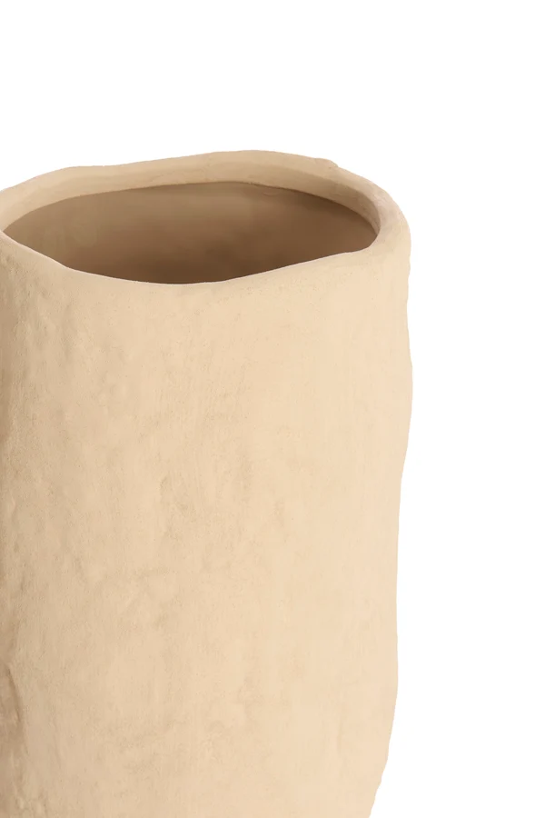 Vase deco 21x35,5 cm SERAFINA ceramics light brown
