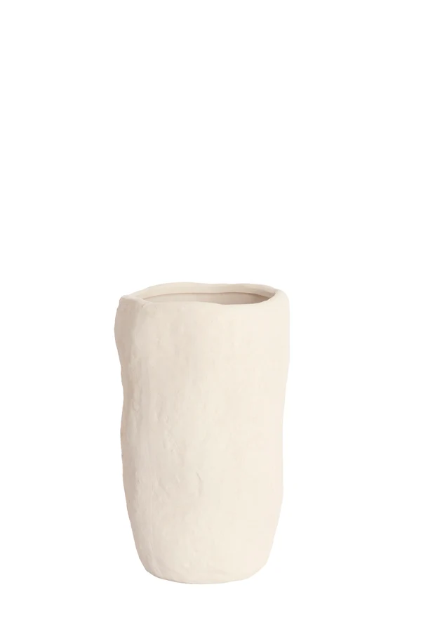 Vase deco 21x35,5 cm SERAFINA ceramics cream