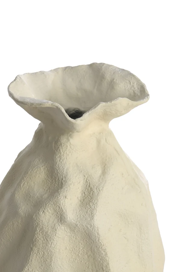 Vase deco 21x31 cm HOLBOX cream