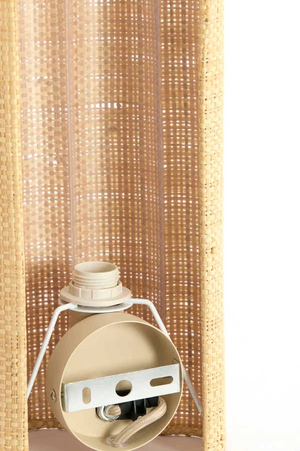 Wall lamp 26x15,5x40 cm VERDANTIA raffia natural