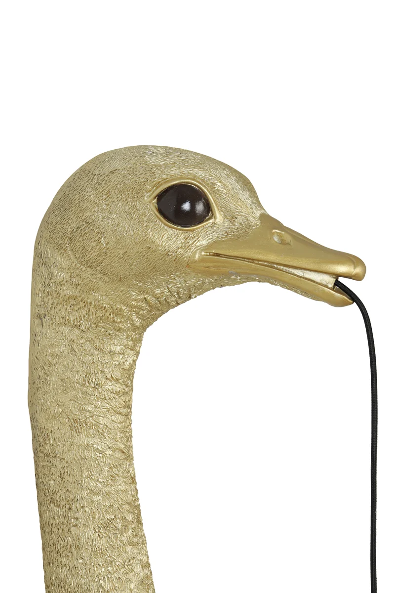 Wall lamp 25x19x72 cm OSTRICH gold