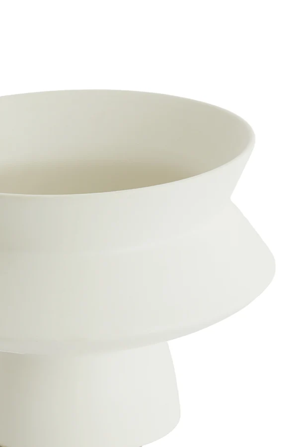 Vase deco 27,5x21 cm VICENTO matt white