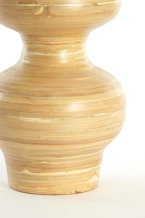 Vase deco 26x52 cm CAMELEA bamboo natural