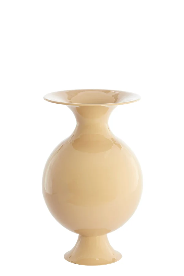 Vase deco 26x45 cm BOLULLA shiny sand