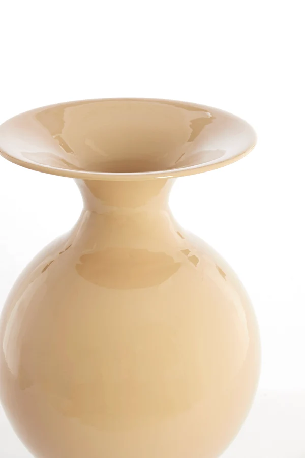 Vase deco 26x45 cm BOLULLA shiny sand