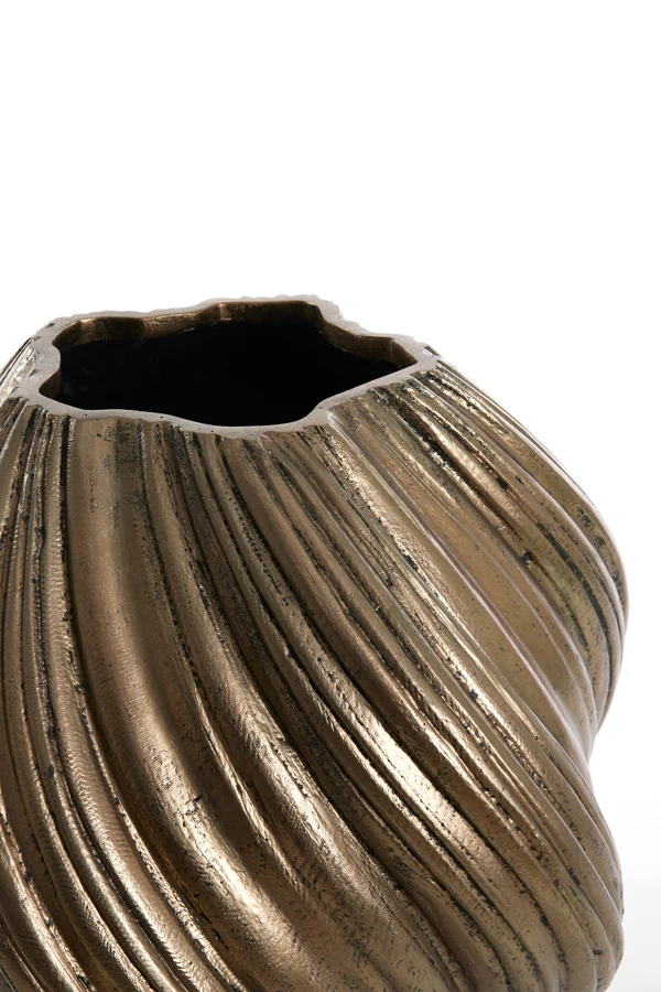 Vase deco 52x48 cm YATUNG antique bronze