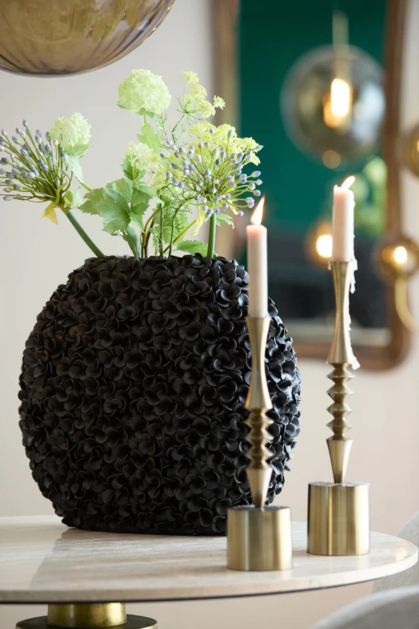 Vase deco 52x23x46,5 cm PHYLIA matt black